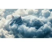 Clouds Cats 520 Piece Jigsaw Puzzles for Adults Colourful Fun Challenging & Brainteasing Educational Learning Gift Present for Children Boys Girls 520 Piece Puzzle for Adults