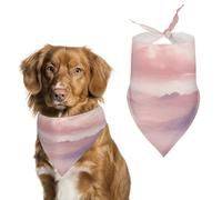 Clouds Dog Bandana Triangle Dog Scarf Washable Polyester Dog Bibs Cute Pet Bandana for Medium Large Dogs Puppy and Cats