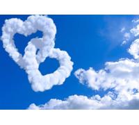 Clouds Heart Jigsaw Puzzles for Adults 1000 piece, puzzle for Adults 19.7x29.5 inch, DIY Craft puzzles for Home Decoration Gifts,Puzzle Perfect for Game