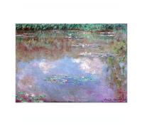Clouds In The Lily Pond Claude Monet Art Print, Classic Art Painting Poster, Impressionism Art Exhibition Modern Wall Art, Minimalist Home Decor Picture Artwork, A4 (Print Only) - 29.7x21cm