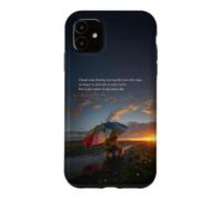 Clouds on the Evening Sky - Art depicting Gentle and Hope on a rainy day Case for iPhone 11