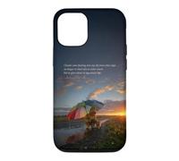Clouds on the Evening Sky - Art depicting Gentle and Hope on a rainy day Case for iPhone 12/12 Pro
