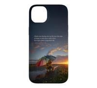 Clouds on the Evening Sky - Art depicting Gentle and Hope on a rainy day Case for iPhone 14 Plus