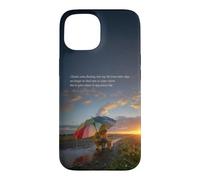 Clouds on the Evening Sky - Art depicting Gentle and Hope on a rainy day Case for iPhone 15