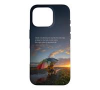 Clouds on the Evening Sky - Art depicting Gentle and Hope on a rainy day Case for iPhone 16 Pro