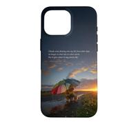 Clouds on the Evening Sky - Art depicting Gentle and Hope on a rainy day Case for iPhone 16 Pro Max