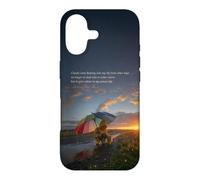 Clouds on the Evening Sky - Art depicting Gentle and Hope on a rainy day Case for iPhone 17