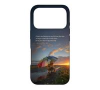 Clouds on the Evening Sky - Art depicting Gentle and Hope on a rainy day Case for iPhone 17 Pro