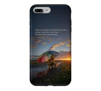 Clouds on the Evening Sky - Art depicting Gentle and Hope on a rainy day Case for iPhone 7 Plus/8 Plus