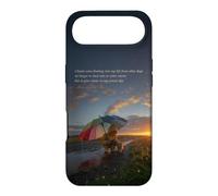 Clouds on the Evening Sky - Art depicting Gentle and Hope on a rainy day Case for iPhone Air