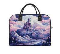 Clouds over The Castle Laptop Tote Bag Casual Travel Handbag Multi Pocket Shoulder Bags for Work Travel