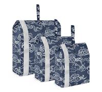 Clouds Wind Traditional Chinese 3pcs Travel Packing Storage Bags Waterproof Compression Bags For Clothes Clothing Storage Bag Travel Luggage Organizer