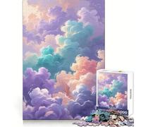Cloudscape Dreams 1000 Piece Jigsaw Puzzles for Adults Stress Free DownTime Game Enjoyable Challenge Nice Art (50x75cm)