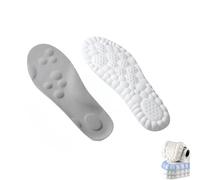 Cloudsole Insoles, Cloudsole Insoles for Men, 4D Cloud Technology Insole - Super Soft, Ultra Comfort U-Shape Memory Foam Insoles, Acupoint Massage Insole for Foot & Joint Support (Gray,9-10)