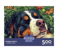 cloudssstore 500pcs Bernese Mountain Dog Puzzles Home Decor Stress Relief Educational Toy Educational Toy Educational Toy 500pcs (52*38cm)