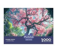 cloudssstore Cherry Blossom 1000 Pieces Anime Jigsaw Puzzle for Adults Funny Educational Game, Stress Relief, Intellectual Play, Relaxation and Intelligence, 1000 Pieces (75 x 50)