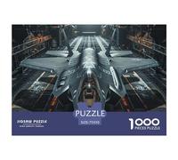 cloudssstore Fighter Aircraft Adults Fun 1000 Piece Cartoon Anime Jigsaw Puzzles Home Decoration Stress Relief Toy Toy Intellectual Game Education Game Challenge Educational 1000pcs (75x50cm)