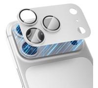 CloudValley All Metal for iPhone 18 Pro Camera Lens Protector, Silver | One-Piece Full Coverage, Not Easy to Break, Ultra HD, Strong Adsorption, Case-Friendly, Easy Installation and Remove