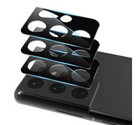 CloudValley Camera Lens Protector for Samsung Galaxy S21 Ultra 6.8 inch, [3 Pack] Anti-Scratch Tempered Glass Back Camera Protection [Ultra-Thin], Black