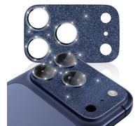 CloudValley for iPhone 17 Pro Max Camera Lens Protector, Glitter-Deep Blue | Ultra HD, 1:1 Fit, 9H Tempered Glass, Strong Adsorption, Anti-Glare, Anti-Scratch, Bling Accessories, Case Friendly