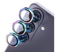 CloudValley for Samsung Galaxy S26 Camera Lens Protector, 9H Tempered Glass + Aluminum Alloy Lens Protective Ring Ultra-HD Tempered Glass Cover, Colorful