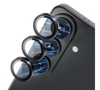 CloudValley for Samsung Galaxy S26 Camera Lens Protector, 9H Tempered Glass + Aluminum Alloy Lens Protective Ring Ultra-HD Tempered Glass Cover, Black