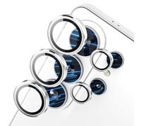 CloudValley for Samsung Galaxy S26 Ultra Camera Lens Protector, 9H Tempered Glass + Aluminum Alloy Lens Protective Ring Ultra-HD Tempered Glass Cover, Silver