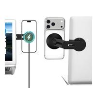 CloudValley Magnetic Laptop Phone Holder, 15W Fast Wireless Charger
