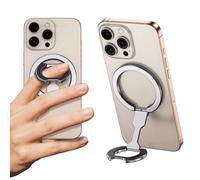 CloudValley Magnetic Ring Holder for MagSafe, Dual-Sided Removable Phone Grip with 360°Rotating Kickstand, Compatible with iPhone 16/15/14/13/12 Series (Pro/Max/Plus/Mini)& Magnetic Car Mounts