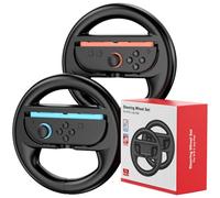 CloudValley Steering Wheel for Nintendo Switch 2, Mario Kart 8 Deluxe Racing Game Steering Wheel Accessories, Comfortable Steering Wheels Compatible with Joy-Cons Controllers