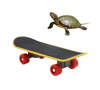 CloudWei SmartSelect 1 Pc Tortoise Training Skateboard Toy, Mini Walking Reptile Skateboard Toys, Turtle Fast Skate Accessory Finger Bike, Turtle Funny Skateboards(Random Style)