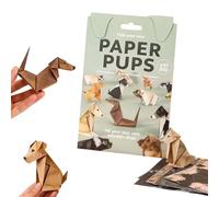CloudWei SmartSelect 50 Pcs 3D Origami Paper, Dog Papers, DIY Paper Dogs Origamis Kit, Creative Animal Kit, Papers Cats Dogs, Creative Craft Activity Origami for Adults