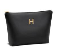 CLOUDWINGS Women Gifts Girls Initial Makeup Cosmetic Travel Toiletry Bag