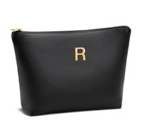 CLOUDWINGS Women Gifts Girls Initial Makeup Cosmetic Travel Toiletry Bag