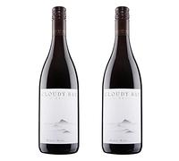 Cloudy Bay Pinot Noir | 2 x 75 ottles | Marlborough New Zealand Red Wine | 13.5% ABV | Silky Medium-Bodied | Cherry Plum & Oak Notes | Premium Pinot Noir