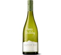 Cloudy Bay Sauvignon Blanc White Wine 75cl - Marlborough New Zealand, Premium Engraved Birthday Wine Gift, Personalised Alcohol Present