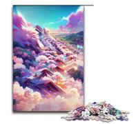 Cloudy Mountain 1000 Piece Jigsaw Puzzles for Adults Jigsaw for Gifts Best Gift Suitable for And Teenager 14 And Up 1000 PCS(38x26cm)