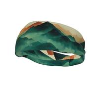 Cloudy Mountain Sports Headband for Light Comfort Absorbent Elastic Breathable Outdoor Activities
