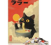 Cloudy Noodle Delight Puzzles Jigsaw Puzzle 300 Pieces for Adults Creative Jigsaw Puzzles Difficult Puzzle Challenging Game Gift Toys Teens Family Puzzles 300pcs (40x28cm)