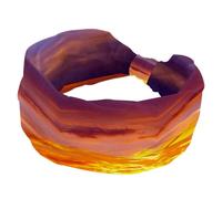 Cloudy Sky Dawn Wide Headbands for Women Non Slip Turban Headband Elastic Hair Bands Yoga Hairband Sweat Sports Workout Headwrap