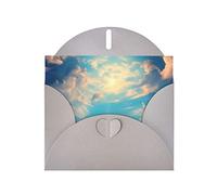 Cloudy Sky Greeting Cards For All Occasions - Blank Greeting Cards With Envelopes, Holiday Cards 4x6 Inches (Horizontal) Gray