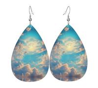 Cloudy Sky Teardrop earrings are perfect for holiday gatherings parties or family dinner decorations.