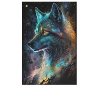 Cloudy Wolf 1000 Piece Wooden Jigsaw Puzzles for Adults & Kids - Puzzle for Teens （78×53cm）