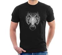 Cloudy Wolf Final Fantasy VII Men's T-Shirt Black