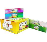 Cloudz Random Mix Rolling Papers + Tips - King Size Slim 2 Pack (2 Random Colours from Pink, Rainbow, White, Brown, Natural Green) - Side Lock - Ultra Thin - Vegan - Eco Friendly