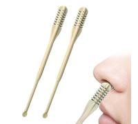 clould fitness 2-in-1 Nasal Hair Cutter, 2025 New Double-Sided Nose Hair Trimmer with Ear Picker, Portable Manual Nasal Trimmer with 360° Rotating Blade(2PCS)