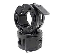 Clout Fitness Olympic Barbell Clamps Collars Quick Release Pair Weight Clips for 2 inch Barbell Black