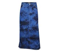 Clove Jeans Jeans Women's Skirts Blue and Black Tie Dye Stretch Denim Skirts for Women - Long Slim Fit Pencil Skirt with Multi-Functional Pockets Maxi Skirt Plus Size Skirt 12-24