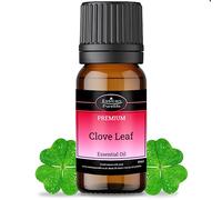 Clove Leaf Essential Oil, 100% Pure Natural Clove Leaf Premium Quality, Clove Leaf for Hair Growth, Skin, Spray, Diffuser, Aromatherapy Massage Oil, Clove Leaf for Toothache Pain Relief - 10ml