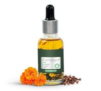 Clove Marigold Mukhalaya Face Oil for Women - Acne Control with 13 Cold-Pressed Oils | Balances Sebum & Supports Natural Oily Skin Care | 15ml